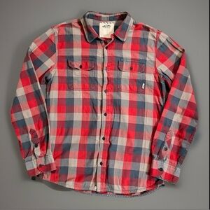 Vans Flannel Button Down Long Sleeve Shirt Large